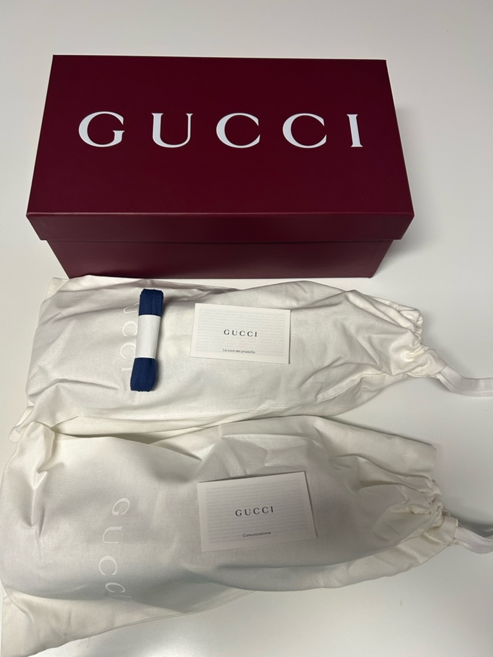 **AUTHENTIC** Gucci men’s sneakers w/box, dust bags, and extra laces!! - Picture 11 of 11